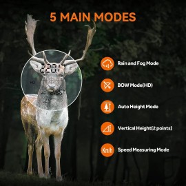 ACPOTEL Precision Hunting Range Finder ±0.5yd Accuracy 1000Yd Range 6X Magnification