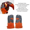 1 Pair of Heat Resistant Gloves Fireproof Flame Retardant Non