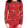 LittLong 12M-5Y - Conjunto de pijama de dinosaurio 100% algodón,