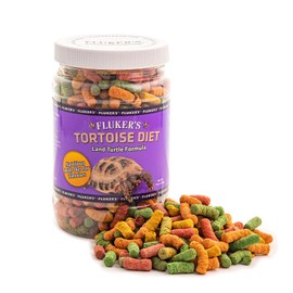 Fluker's Tortoise Diet, Large Pellet Food - Land Turtle Formula, 10oz