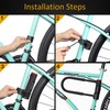 INTEKIN Bike U Lock Heavy Duty Bike Lock Bicycle Lock,