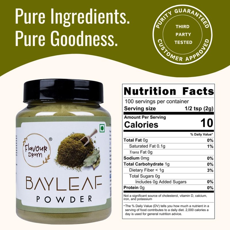 Flavour Drum Bayleaf Powder 200g (7oz) – Aromatic & Flavorful