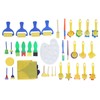 36Pcs Graffiti Tool Roller Sponge Brush Kit Stamps Antifouling Clothes