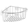 Tatay Corner Wire Shelf with Suction Pad, 190 x 190