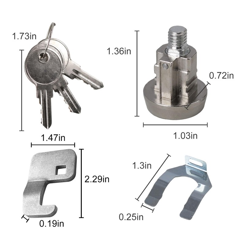Hugexpen 1570 Mailbox Lock Replacement Fits for 1570" F Series