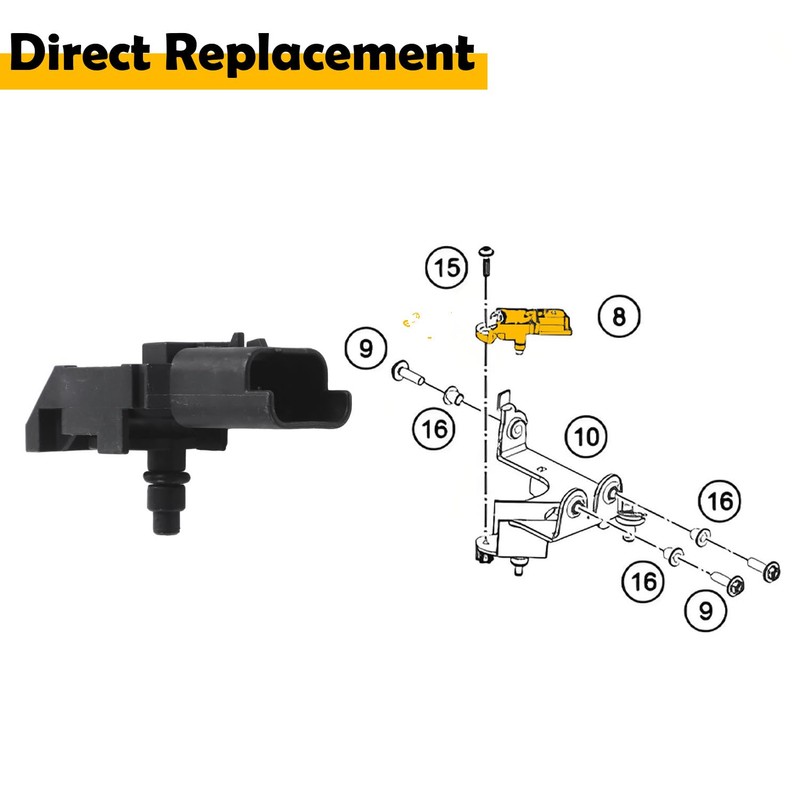 Etersec 55641075000 Crankcase Pressure Sensor Compatible with KTM & Husqvarna