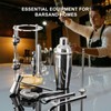 Cocktail Shaker Bartender Kit : 13-Piece Tool Set with Acrylic