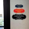 Designer Employees ONLY Sign - Lt Gray - Large