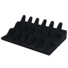 Bocar Black Velvet Finger Ring Display Showcase Organizer Holder Jewelry