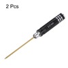 sourcing map 2pcs RC Hex Screwdriver 2mm Titanium Hexagon Screwdrivers