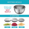 Belwares Mixing Bowls with Lids Set of 5 - Stainless