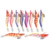 10Pcs Hard Bait Squid Jig Fishing Lure Octopus Wooden Shrimp