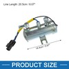 A ABSOPRO 24V Electric Fuel Pump Metal Silver Tone (Set