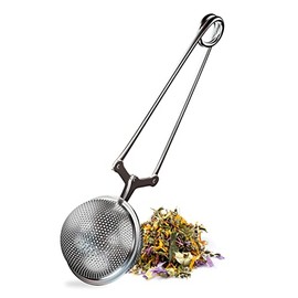Bazzeff Infusor de té de acero inoxidable. Infusores de té para tisana de todo tipo. Tizana infusor con contenedor para gran capacidad de hierbas/tisanas. Infusor para taza clásico. Tea infuser