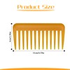 Mozeat Lens Mini Wide Tooth Comb, Small Travel Detangling Comb