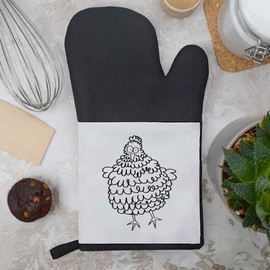 Azeeda 'Süßes molliges Küken' Ofenhandschuh/Mitt (OG00021332)
