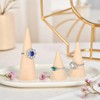 KUKUVR 3 Pieces Finger Ring Display Stand for Selling (Small+Medium+Large)
