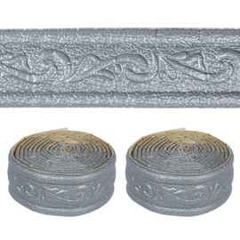 Glavatrix 181" x 1.57" Peel Stick Foam Molding Trim, Flexible Crown Molding Wallpaper Border Self Adhesive 3D Wall Edging Lines Foam Baseboard Wall Trim for Home, Office, Hotel DIY Decoration (Grey)