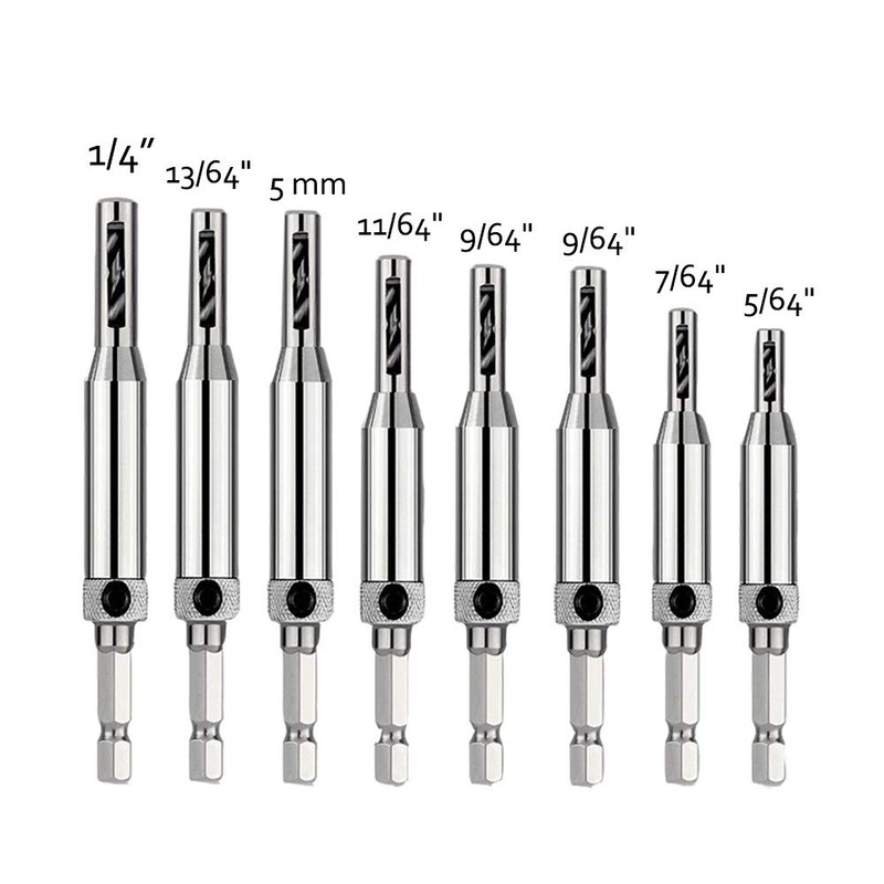 GORCHEN Center Drill Bit Self Auto Centering Hinge Drill Bit