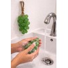 3 pz jabon en forma de racimo de uvas artesanal