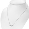 My Daily Styles Elegant 925 Sterling Silver Necklace with 3