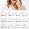 praymos January Birthstone Bracelets for Women Mom Mother's Grandma Sterling