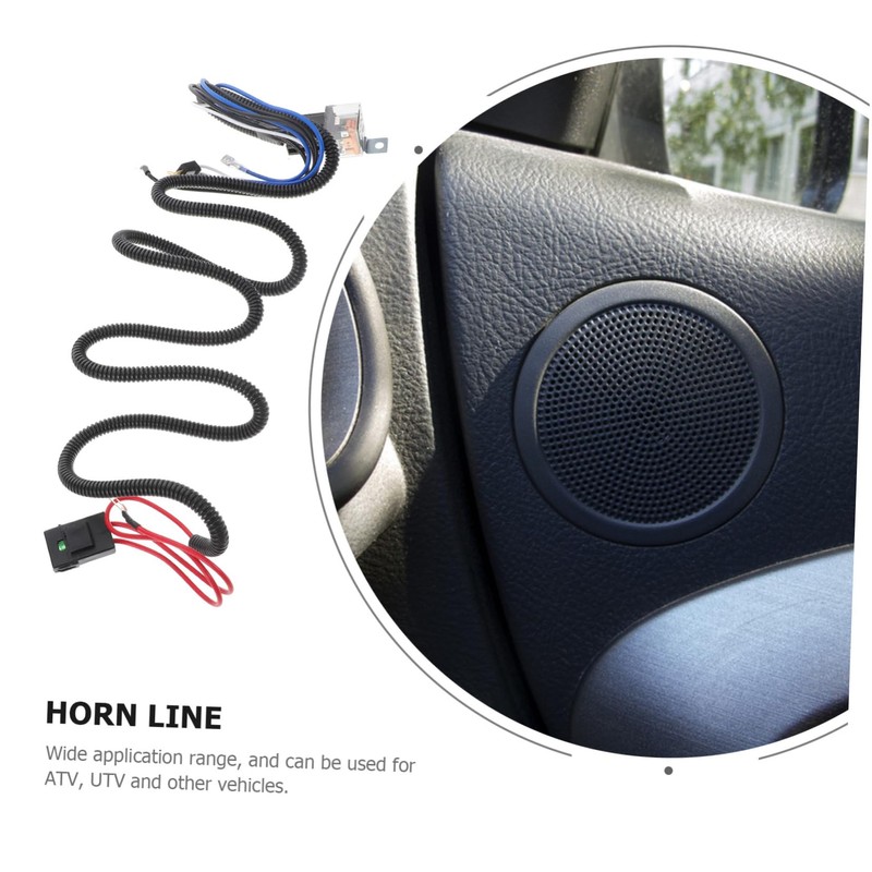 Alipis 1 Set Horn Wiring Harness Kit Reliable Pin Dual