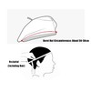 Gllutt Women Wool Beret Hat French Style Solid Color (Dark
