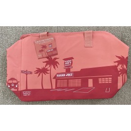 Trader Joe's BRAND NEW Trader Joe's Large Insulated Reusable Tote Bag 8 Gallon Peach IN-HAND!