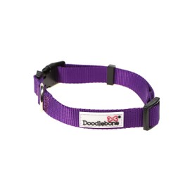 Doodlebone Dog Collar, Violet, 6-11