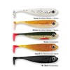 Lieblingsköder, 5 Rubber Fish for Zander Fishing, 7.5 cm, Zander
