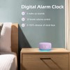 Buffbee Sound Machine & Alarm Clock 2-in-1, 0-100% Clock Face