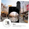 TEHAUX 1 Set Telephoto Lens Macro Wide Angle Lens for