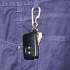 TKhits Titanium Carabiner Compact Keychain [No Spring] Rust-Resistant Hook Lightweight