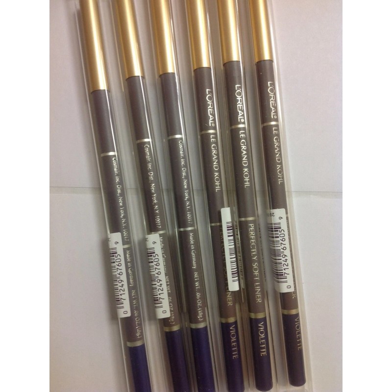 L'Oreal LOT OF 6 X L'oreal Le Grand Kohl Perfectly