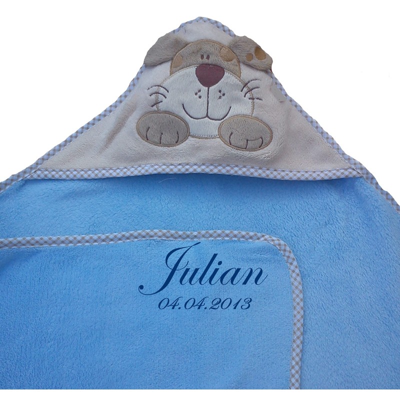 Baby Hooded Towel with Embroidered Name Hooded Towel Bath Towel