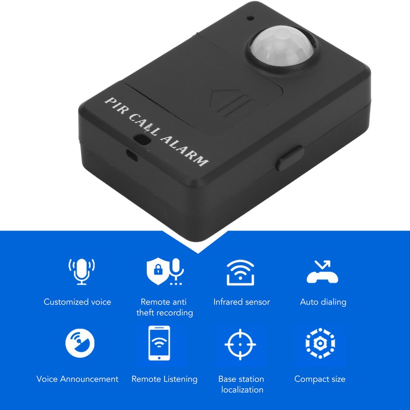 Motion Sensor Call Alarm Long Lasting Battery High Sensitivity Wireless