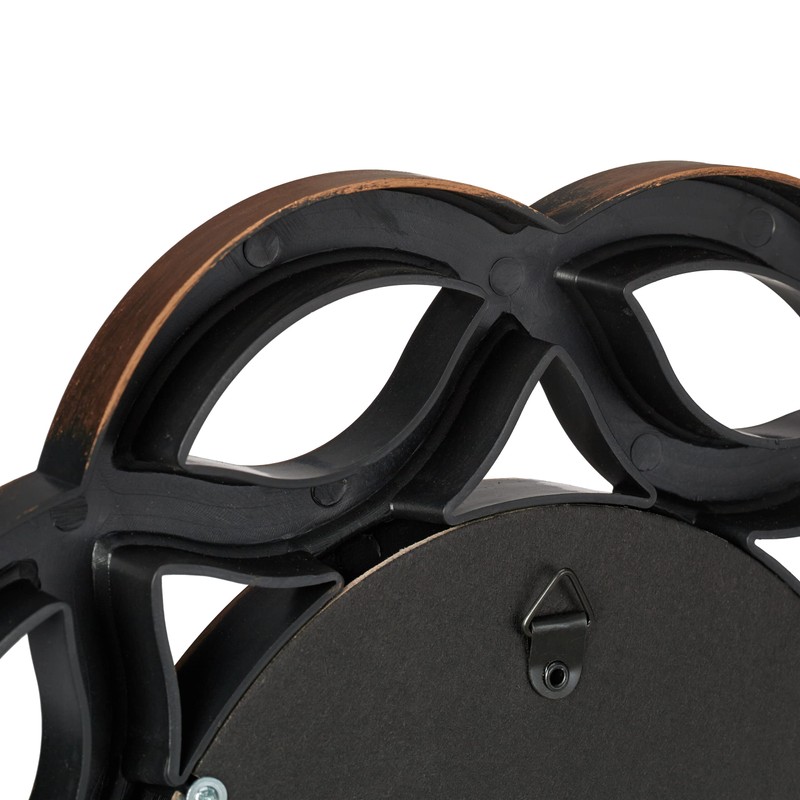 Relaxdays Set of 3 Mirrors, Round, Ø 25 cm, Wall