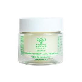 Crema Facial con Colágeno, Elastina y Ácido Hialurónico | Hidratante para Piel Madura con Vitaminas A y E 50g