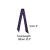 Allegra K Bowknot Scarf, Neckerchief, Rectangle, Thin Polka Dot, Hair