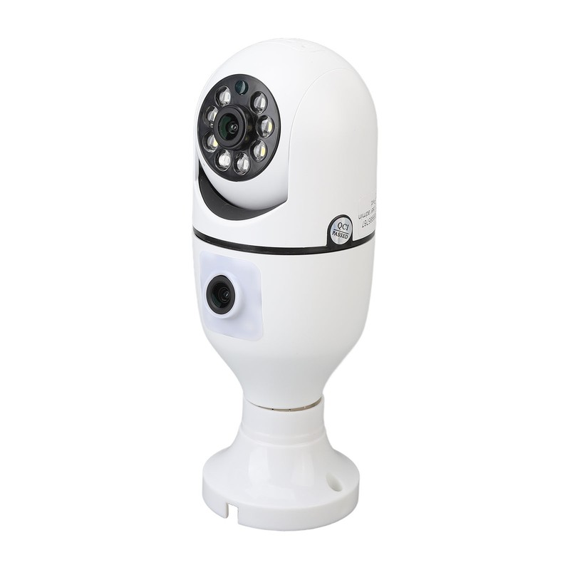 360 Degree Light Bulb Camera 1920 X 2160 Auto Tracking