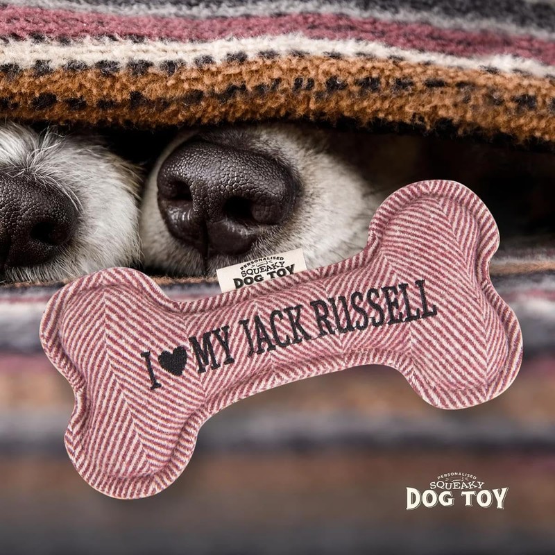History & Heraldry Squeaky Dog Toy (I my Jack Russel)
