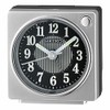 Seiko Fuji II Bedside Alarm Clock, Silver