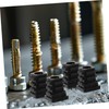 Outanaya Furniture Cup Plugs 15x15mm Nut Covers 20pcs Assorted Rubber