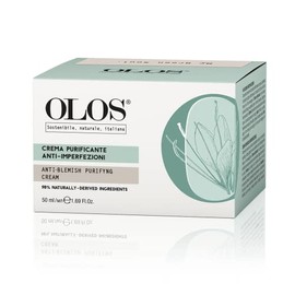 Olos Anti-Blemish Purifying Cream, 1.7 oz - Anti Aging Face Cream, Blackhead Remover - Acne Treatment Enriched with Vitamin E, Aloe - Non-comedogenic