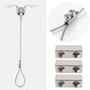 VGOL 50 Packs M3 Double Hole Wire Rope Clamps 10x5mm,