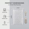 4"x6"Clear Bubble Out Bags,50 Pack Bubble Pouches Wrap Bag,Thickened Shockproof