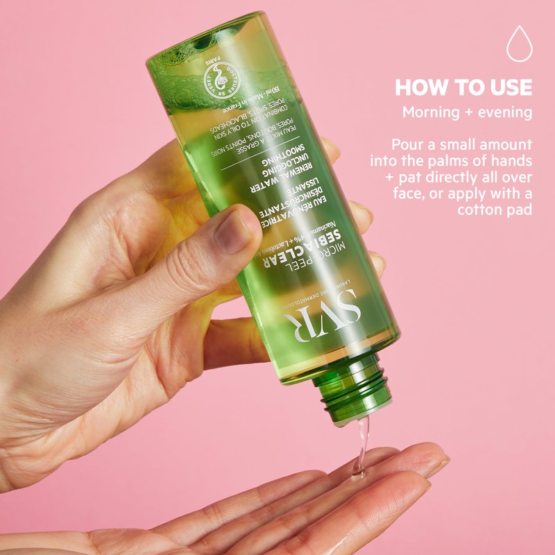 SVR Sebiaclear Loción Micropeeling para Piel con Tendencia al Acné,