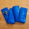 HommxJF 4 Pieces Scroll Damask Jacquard Royal Blue Placemats,13 x