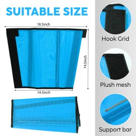 JOUXKOT Fly Boots for Horses Set of 4, Horse Fly Boots Prevent Mosquito Bites, Fly Boots for Horses, Breathable Mesh Fly Leg Wraps for Horses